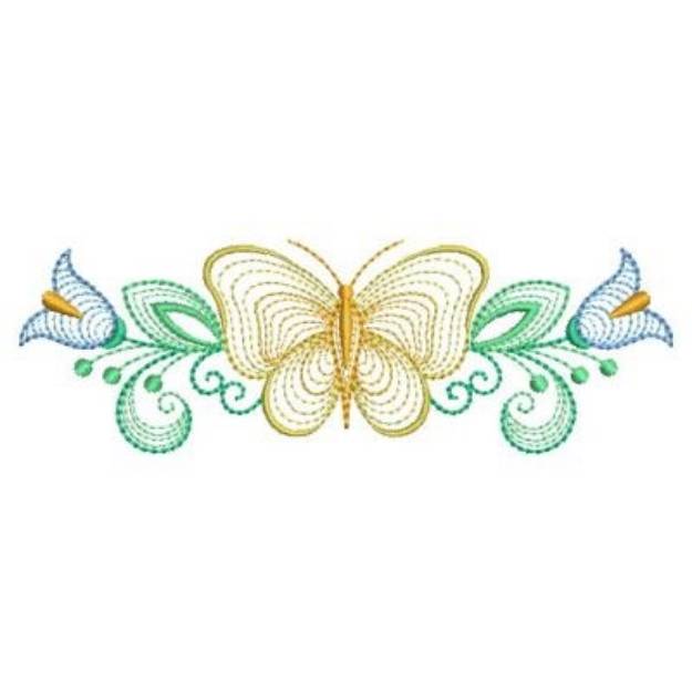 Rippled Butterfly Machine Embroidery Design | Embroidery Library at ...