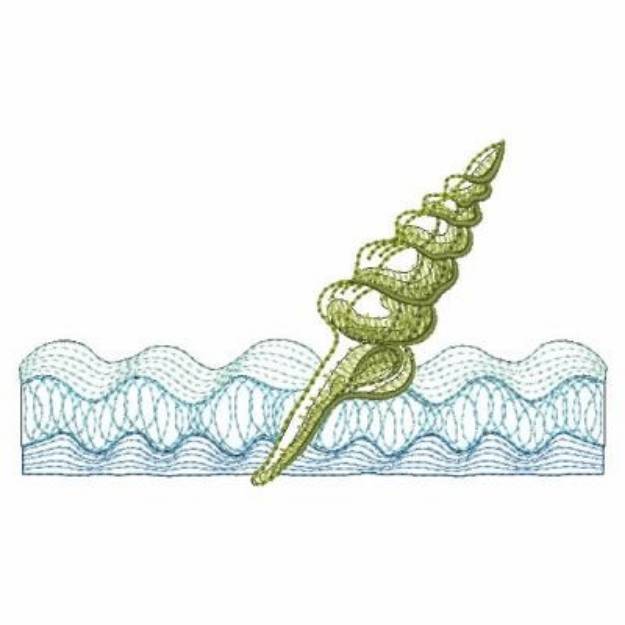 Picture of Whelk Shell Border Machine Embroidery Design