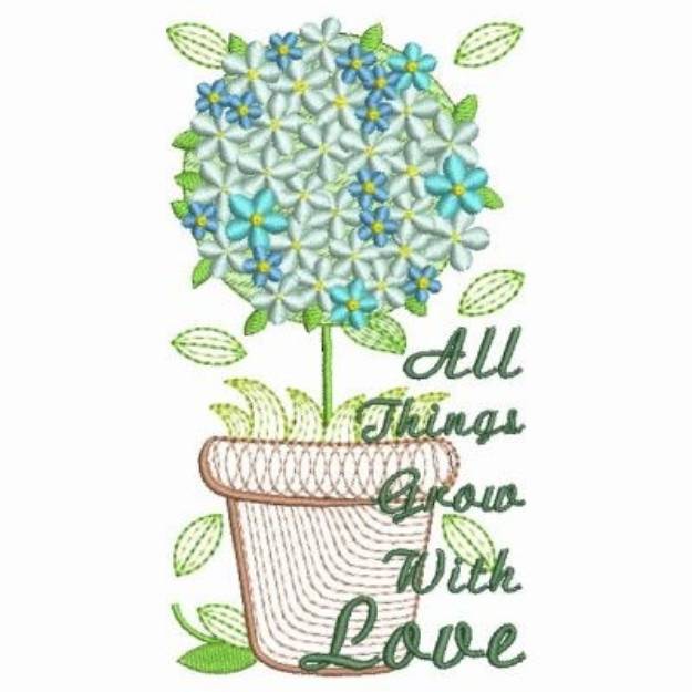 Picture of All Things Topiary Machine Embroidery Design