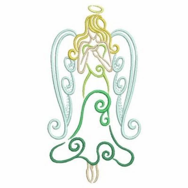 Praying Angels Machine Embroidery Design | Embroidery Library at ...