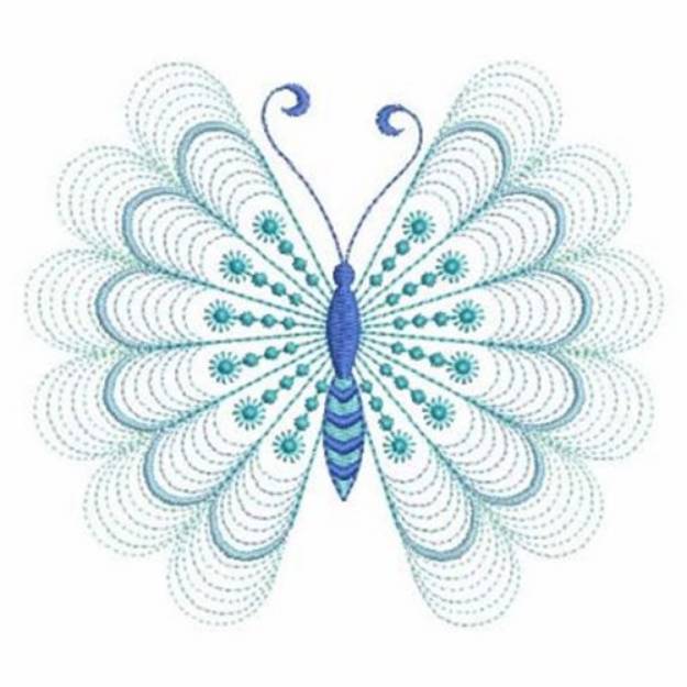 Picture of Fancy Butterflies Machine Embroidery Design