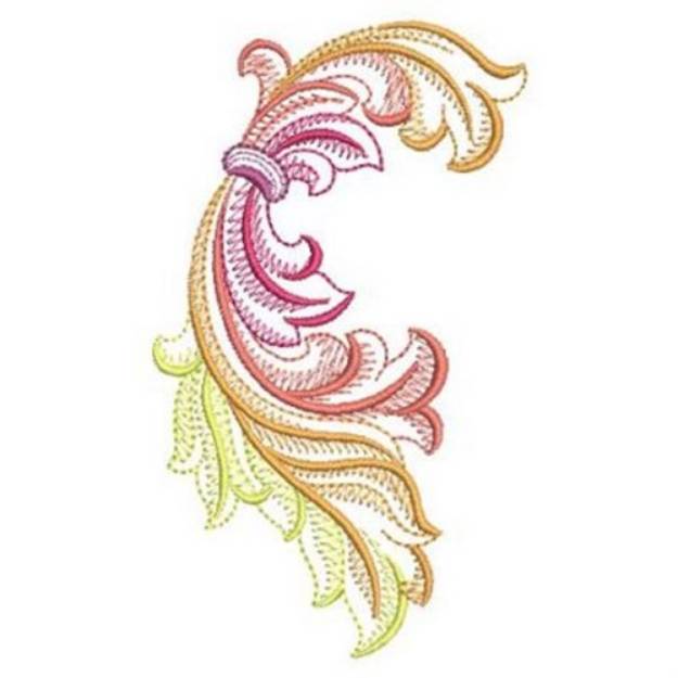 Picture of Baroque Flourish Machine Embroidery Design