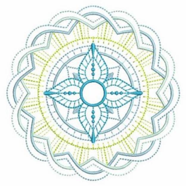 Picture of Quilt Spiral Circle Machine Embroidery Design