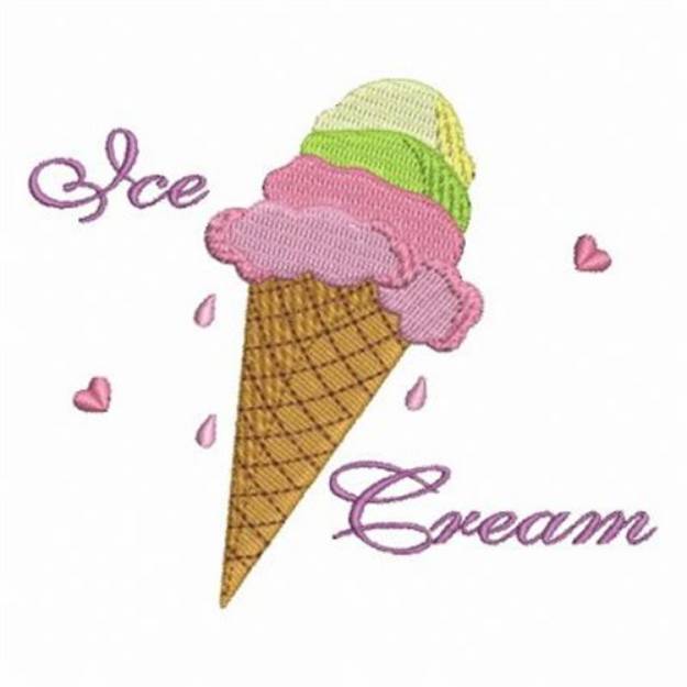 Picture of Ice Cream Machine Embroidery Design