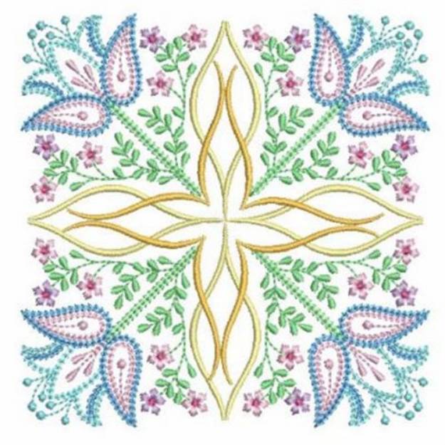 Jacobean Quilt Block Machine Embroidery Design Embroidery Library At