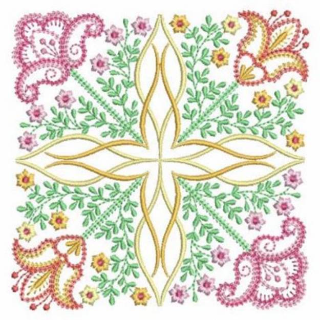 Jacobean Quilt Block Machine Embroidery Design Embroidery Library At