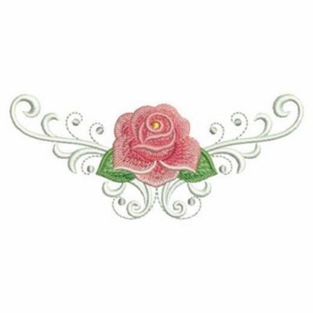 Picture of Rose Borders Machine Embroidery Design