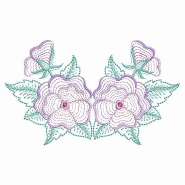 Rippled Pansy Blooms Machine Embroidery Design | Embroidery Library at ...