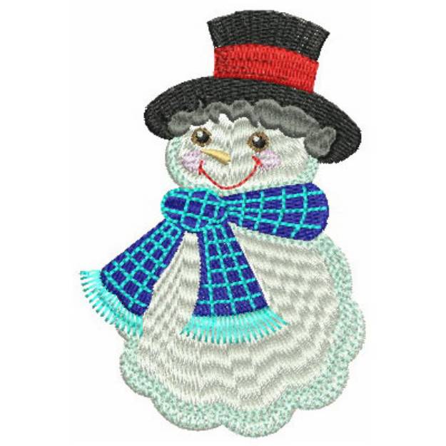 Picture of Snowman Machine Embroidery Design