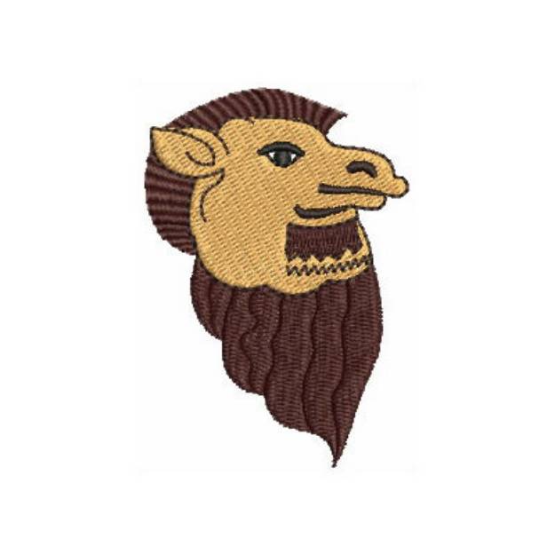 Picture of Camel Head Machine Embroidery Design