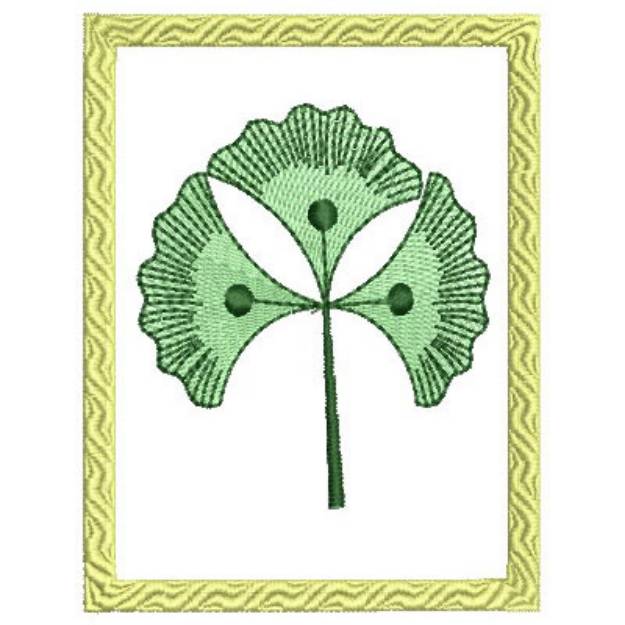 Picture of Ginko Leaf Machine Embroidery Design