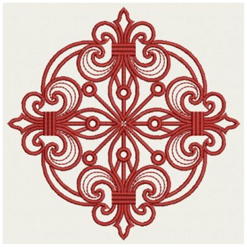 Inverted Fleur De Lis Machine Embroidery Design | Embroidery Library at ...