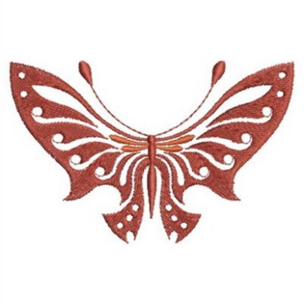 Picture of Fancy Butterfly Machine Embroidery Design