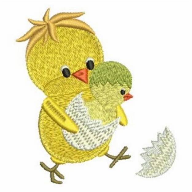 Picture of Hatching Chick Machine Embroidery Design