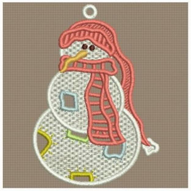 Free Standing Lace Snowman Machine Embroidery Design | Embroidery ...