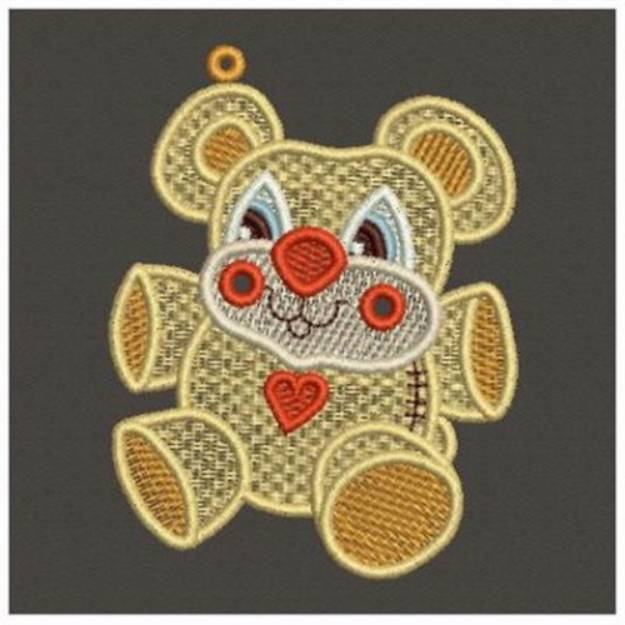 Picture of FSL Teddy Bear Machine Embroidery Design