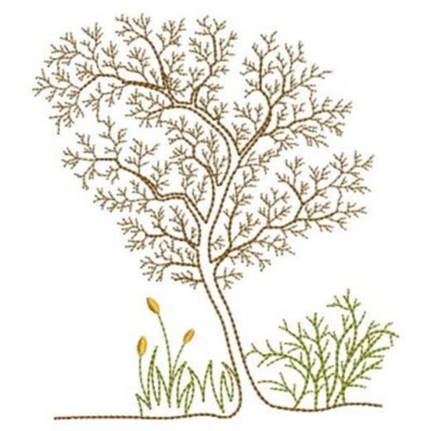 Picture of Seasonal Tree Machine Embroidery Design