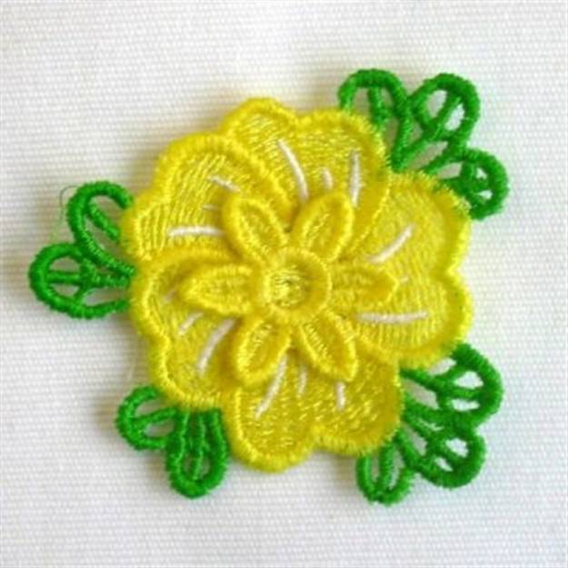 Picture of FSL 3D Flower Machine Embroidery Design