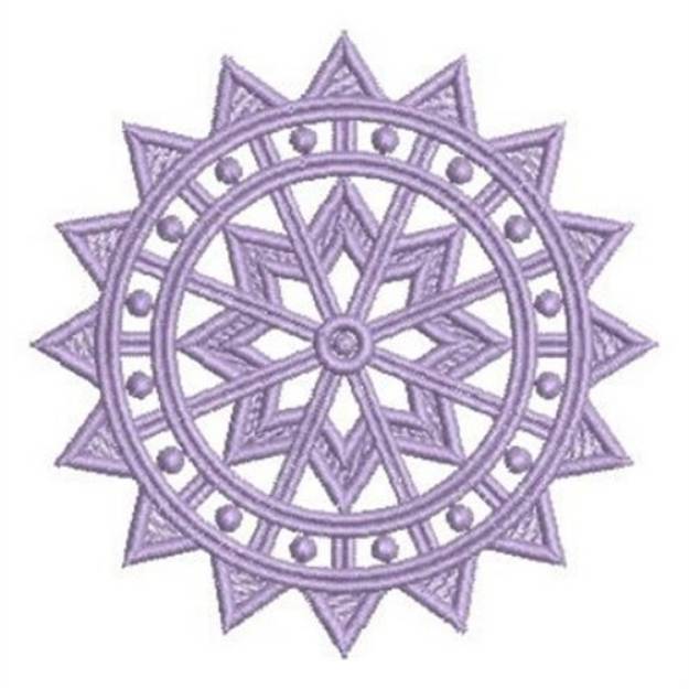 Picture of FSL Round Doily Machine Embroidery Design