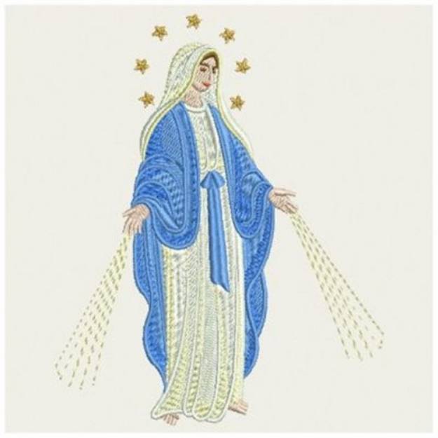 Picture of Virgin Mary Machine Embroidery Design