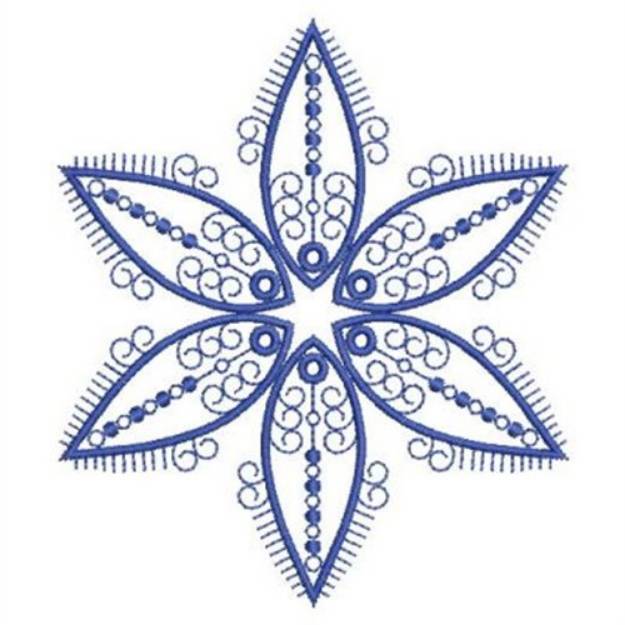 Picture of Artistic Snowflake Quilt Machine Embroidery Design