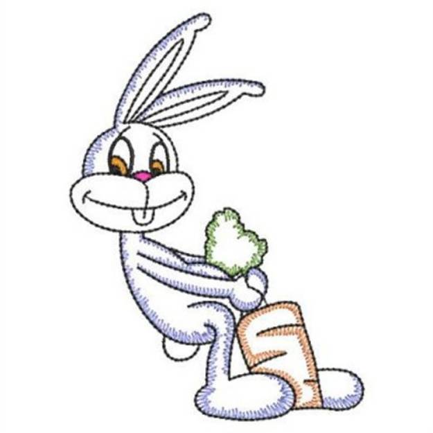 Picture of Vintage Rabbit Machine Embroidery Design