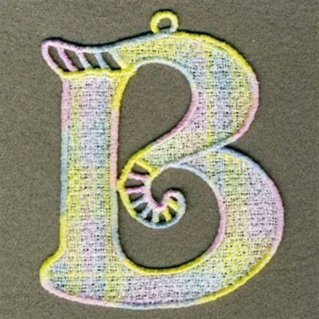 FSL Variegated Letter B Machine Embroidery Design | Embroidery Library ...