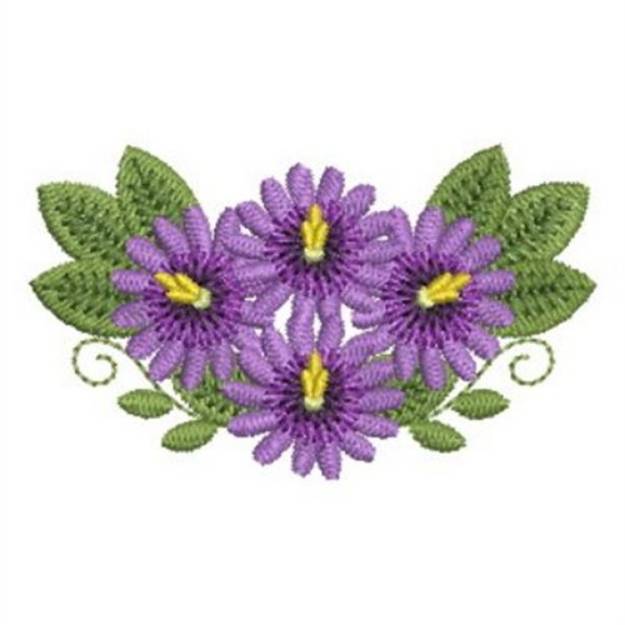 Flower Cluster Machine Embroidery Design | Embroidery Library at ...