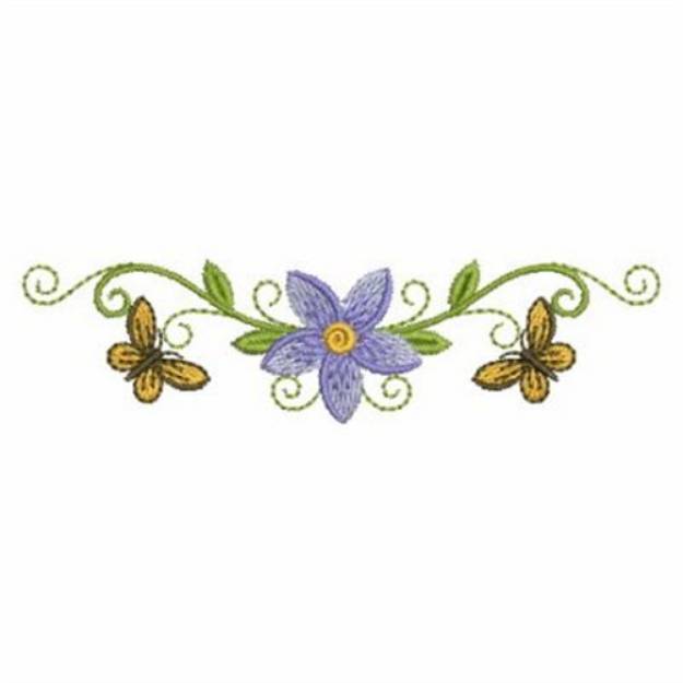 Border Butterflies Machine Embroidery Design | Embroidery Library at ...