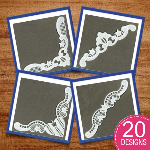 Picture of FSL Lace Borders Embroidery Design Pack