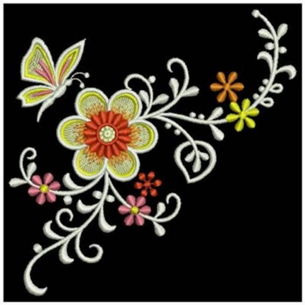 Picture of Fancy Butterfly Machine Embroidery Design