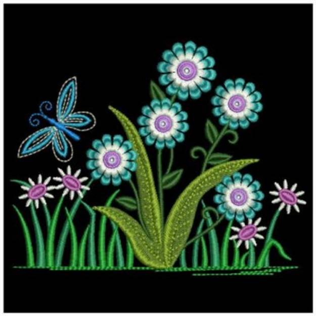 Picture of Garden Design Machine Embroidery Design