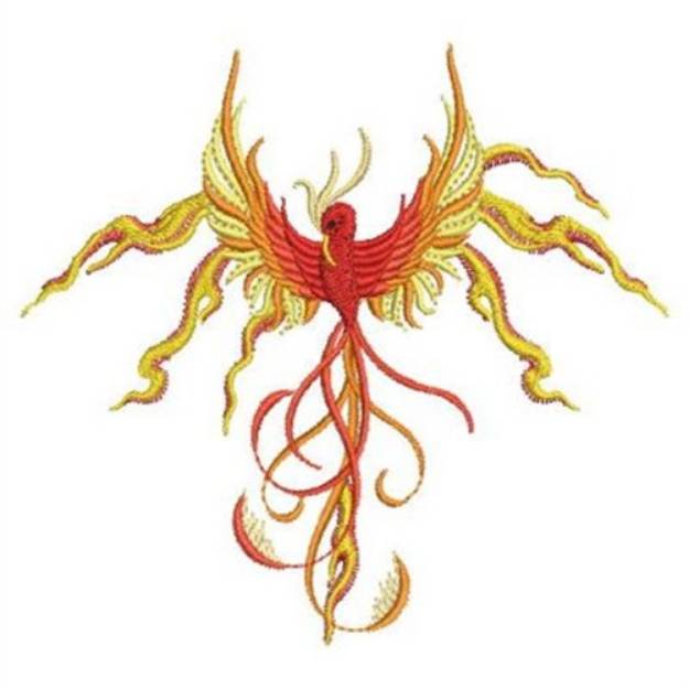 Picture of A Phoenix Machine Embroidery Design