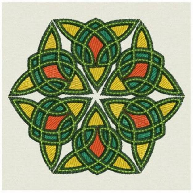 Picture of Hexagon Celtic Knot Machine Embroidery Design