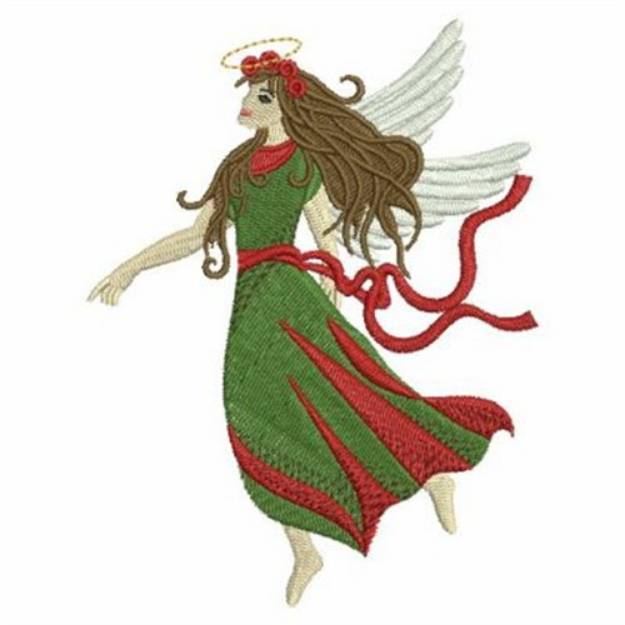 Picture of Christmas Angel Machine Embroidery Design