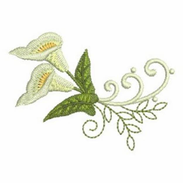 Picture of Calla Lily Border Machine Embroidery Design