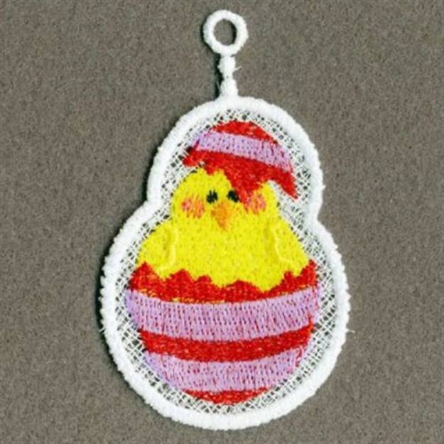 Picture of FSL Hatching Chick Machine Embroidery Design