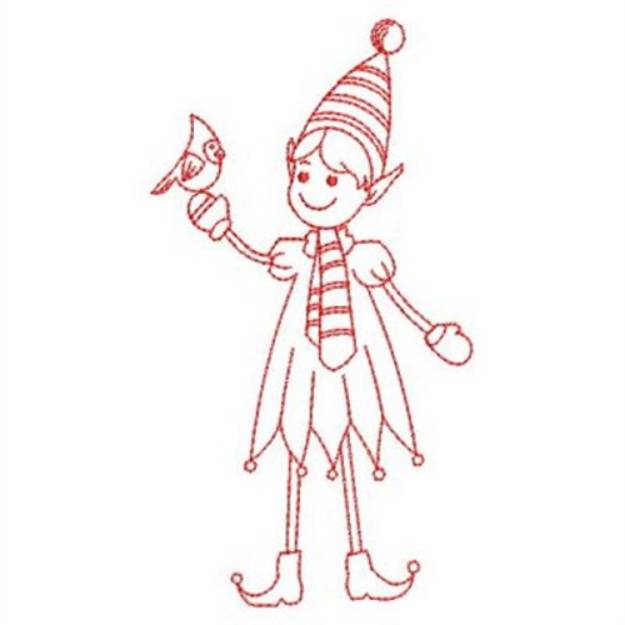 Stick Fairy Redwork Machine Embroidery Design Embroidery Library At