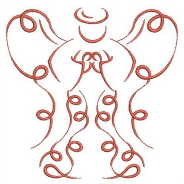 Redwork Angel Machine Embroidery Design | Embroidery Library at ...