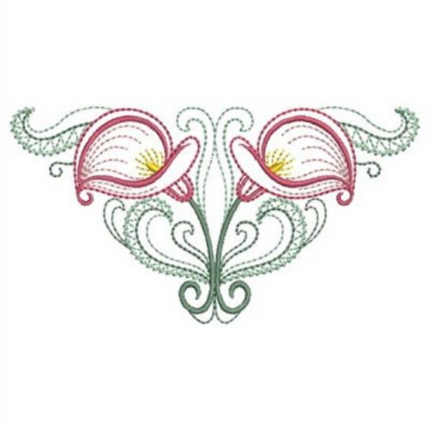 Picture of Calla Lily Machine Embroidery Design