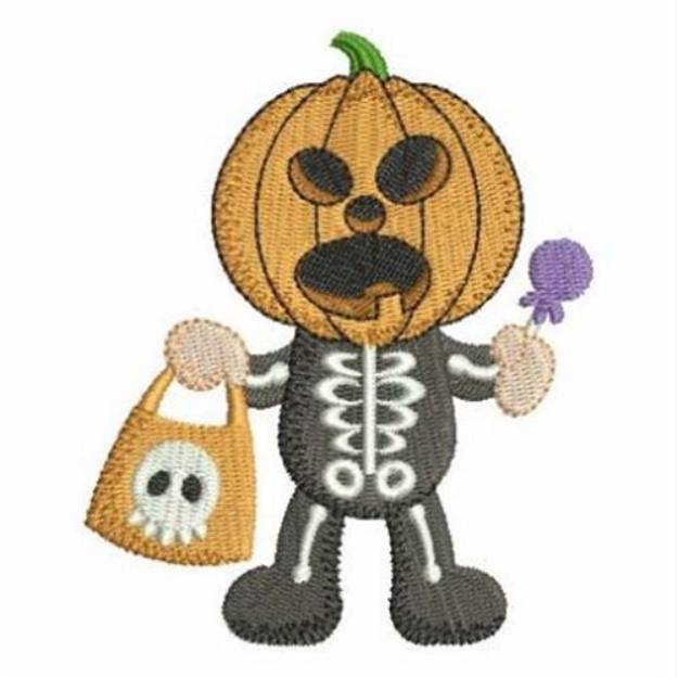 Picture of Skeleton Costume Machine Embroidery Design