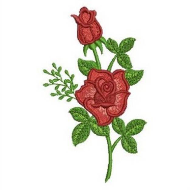 Floral Roses Machine Embroidery Design | Embroidery Library at ...