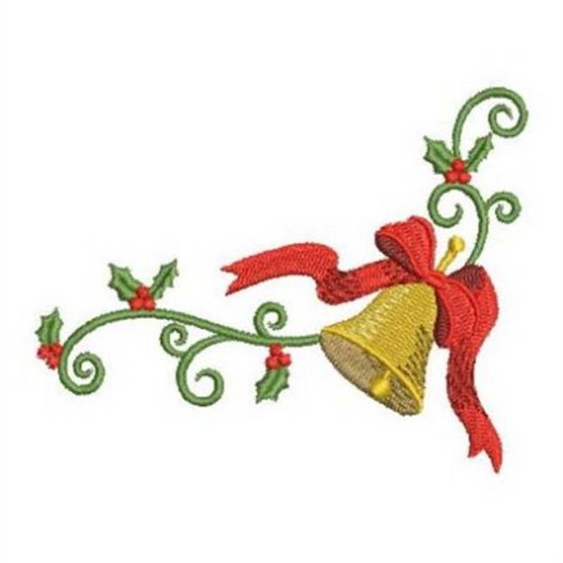 Corner Christmas Machine Embroidery Design | Embroidery Library at ...