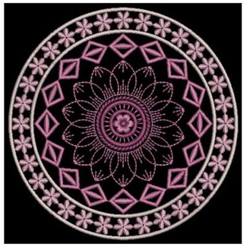 Fancy Circle Machine Embroidery Design | Embroidery Library at ...