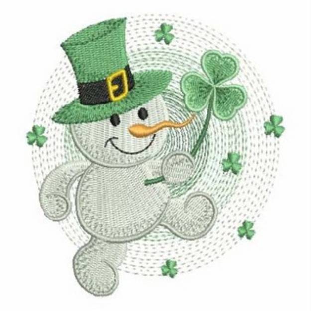 Picture of Celtic Snowman Machine Embroidery Design