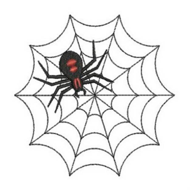 Picture of Halloween Spider Machine Embroidery Design