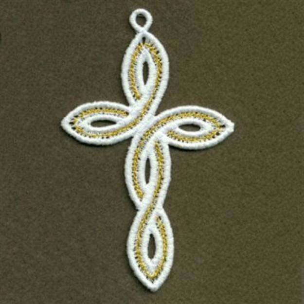 Picture of FSL Cross Symbol Machine Embroidery Design