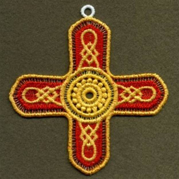 Picture of FSL Symbol Cross Machine Embroidery Design