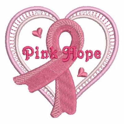 Fancy Pink Ribbon Machine Embroidery Design | Embroidery Library at ...