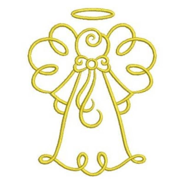 Picture of Artistic Angel Machine Embroidery Design